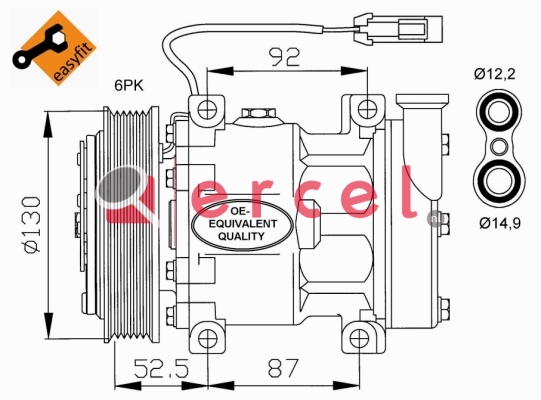Compressor/onderdelen ARK 002