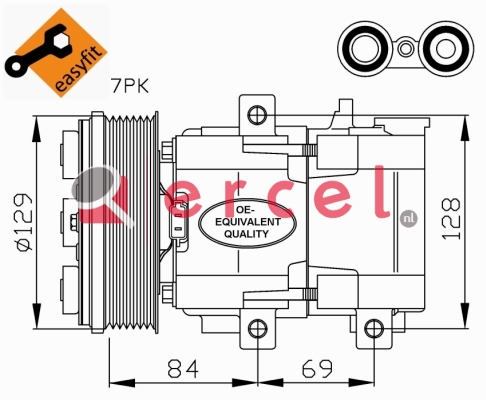 Compressor/onderdelen FOK 035