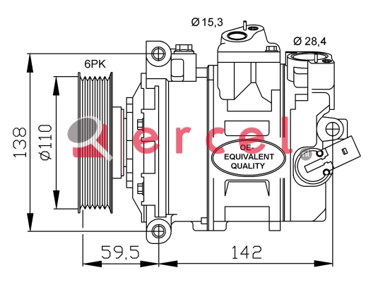 Compressor/onderdelen VWK 025