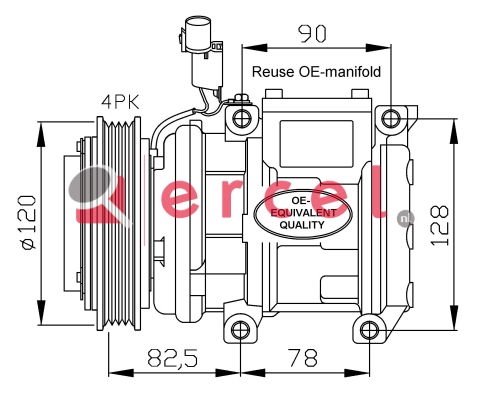 Compressor/onderdelen KAK 004