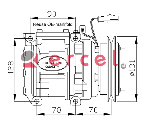 Compressor/onderdelen KAK 022