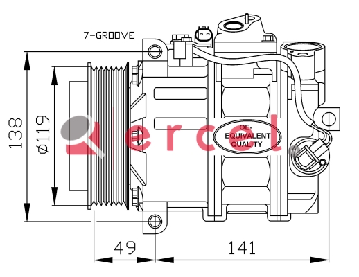Compressor/onderdelen MBK 032