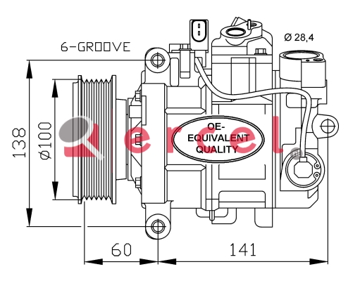Compressor/onderdelen AUK 044
