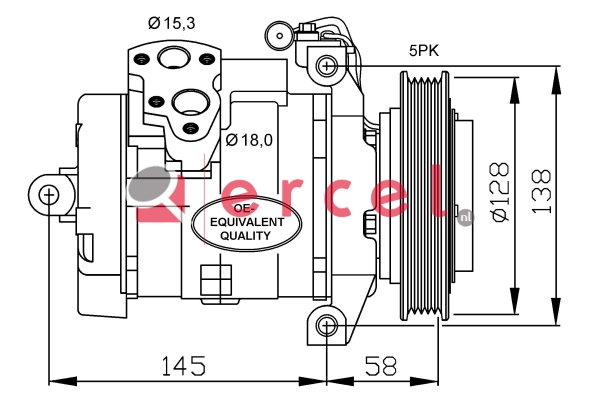 Compressor/onderdelen MBK 080