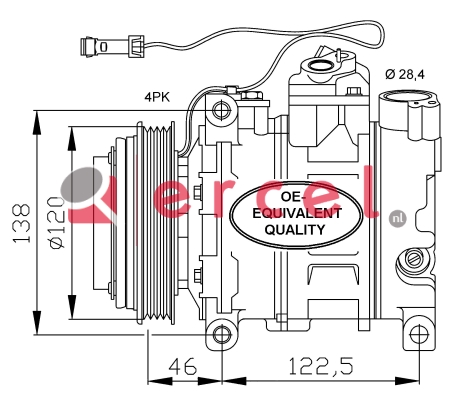 Compressor/onderdelen AUK 031