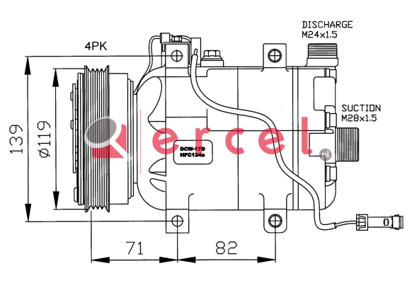Compressor/onderdelen AUK 049