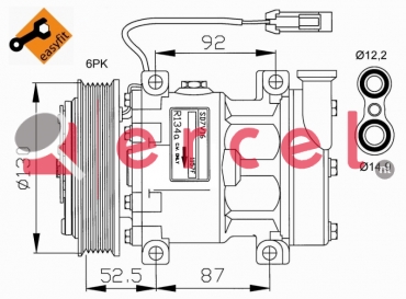 Compressor/onderdelen ARK 002 OEM