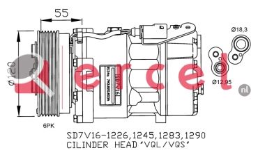 Compressor/onderdelen AUK 020 OEM