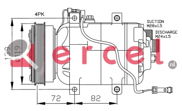Compressor/onderdelen AUK 002 OEM