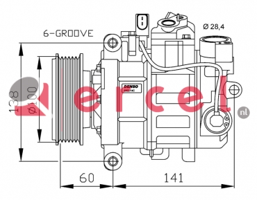 Compressor/onderdelen AUK 044 OEM