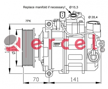 Compressor/onderdelen VWK 091 OEM
