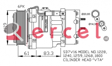 Compressor/onderdelen CIK 018 OEM