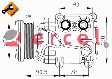 Compressor/onderdelen FOK 025 OEM