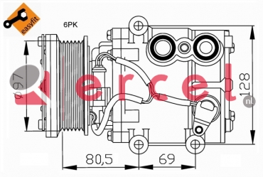Compressor/onderdelen FOK 036 OEM