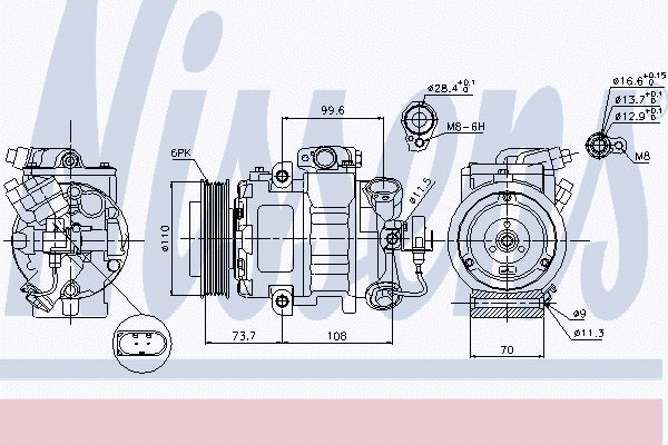 Compressor/onderdelen VWK 021