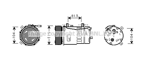 Compressor/onderdelen VWK 009
