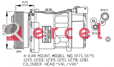 Compressor/onderdelen AUK 012 OEM