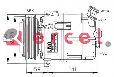 Compressor/onderdelen OPK 043