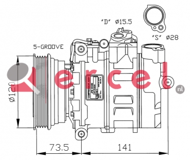 Compressor/onderdelen RVK 017