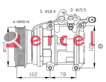 Compressor/onderdelen RVK 021