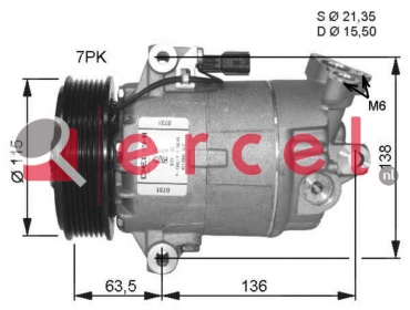 Compressor/onderdelen REK 077