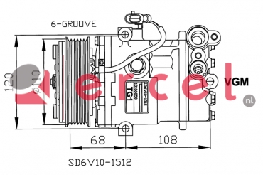 Compressor/onderdelen OPK 050