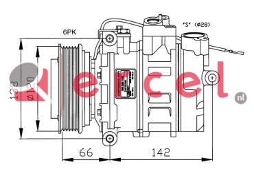 Compressor/onderdelen POK 009