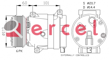 Compressor/onderdelen REK 049