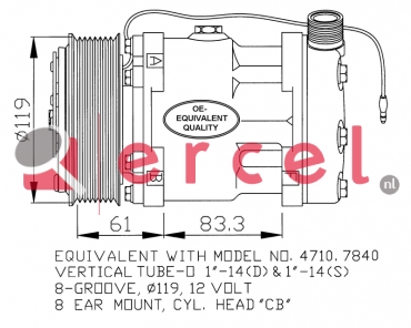 Compressor/onderdelen UVK 176