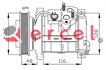 Compressor/onderdelen CRK 017 OEM