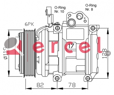 Compressor/onderdelen KAK 024 OEM