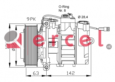 Compressor/onderdelen MBK 034 OEM